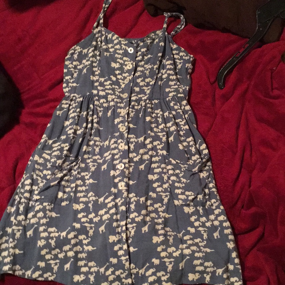 Blue dress